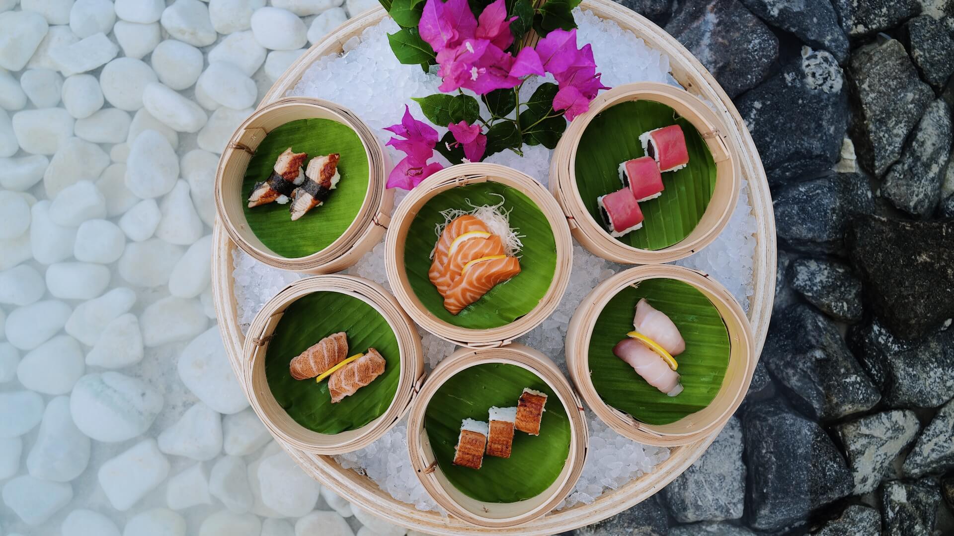 Sushi at Emerald Maldives