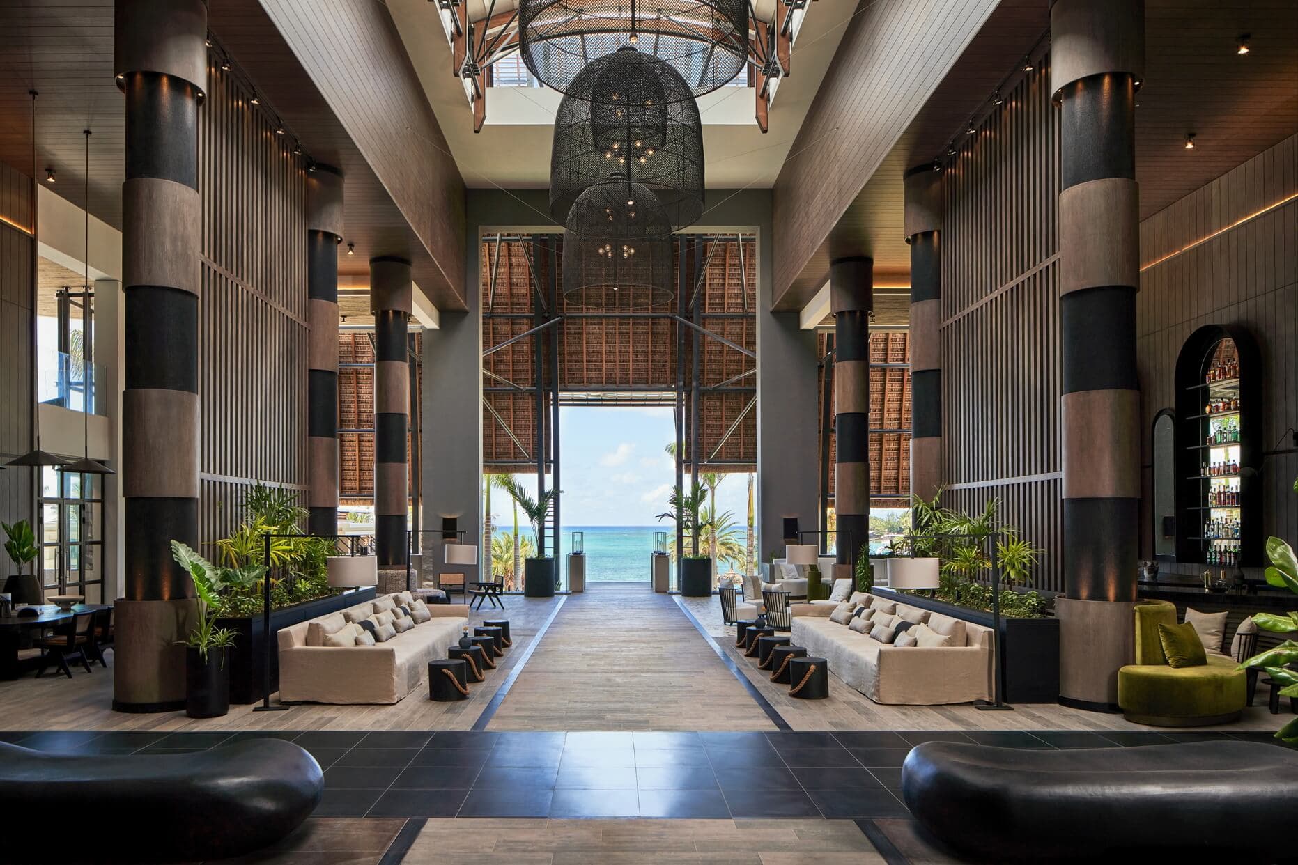 Lobby at LUX* Grand Baie