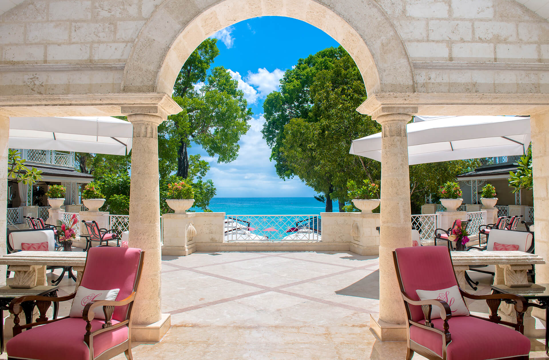 Lobby at Sandy Lane