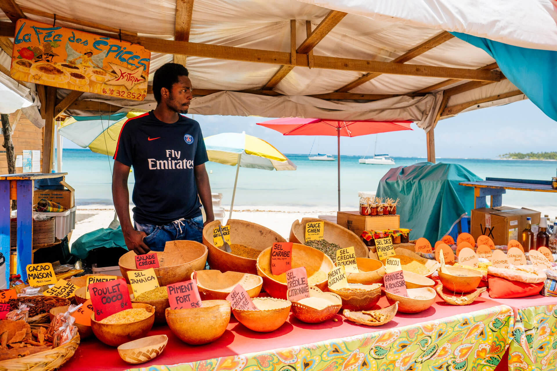 Market in Guadeloupe