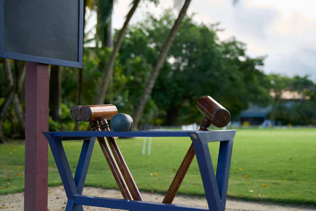 Lawn games at Mount Cinnamon