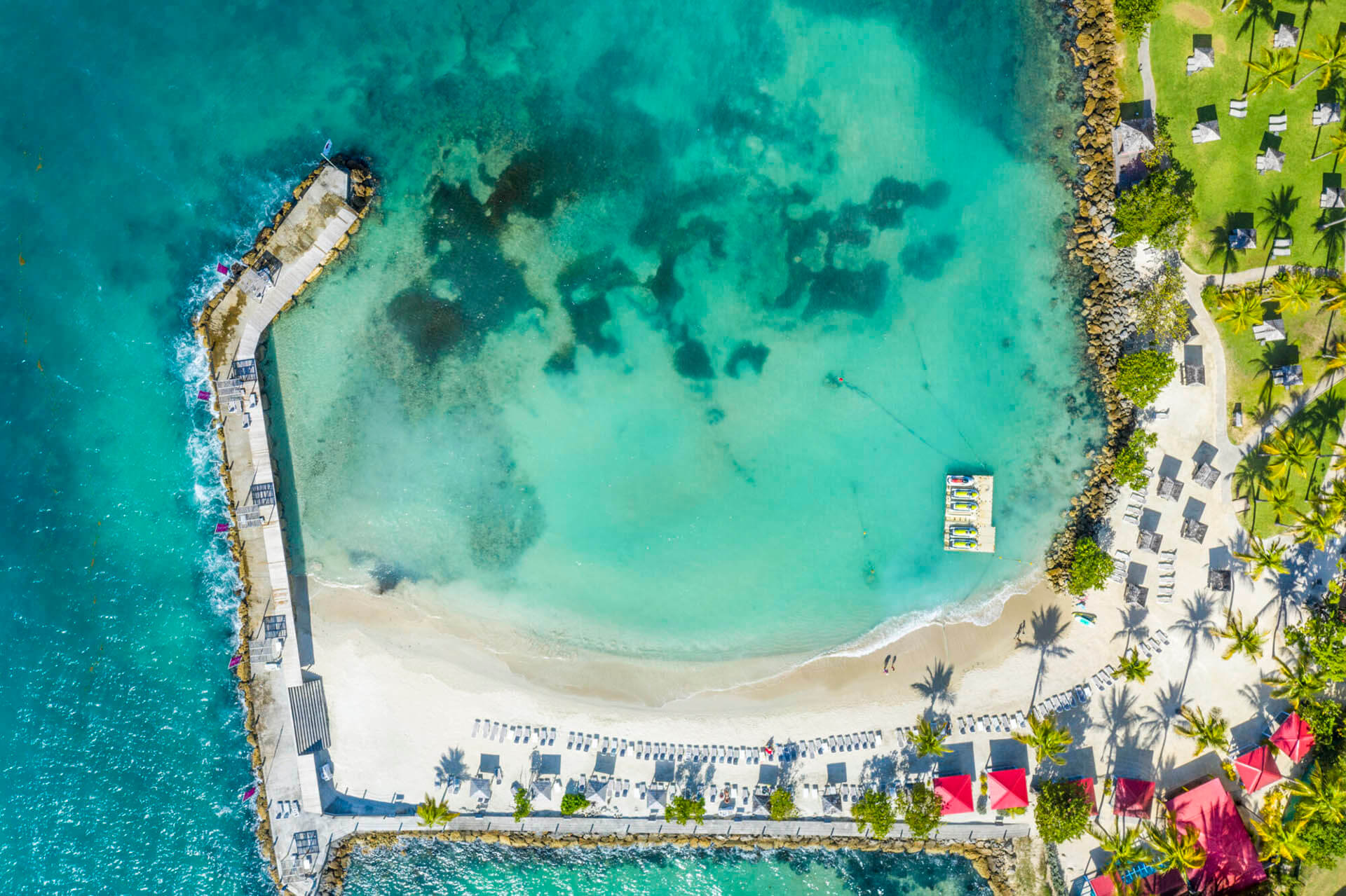 View of La Creole Beach Hotel & Spa