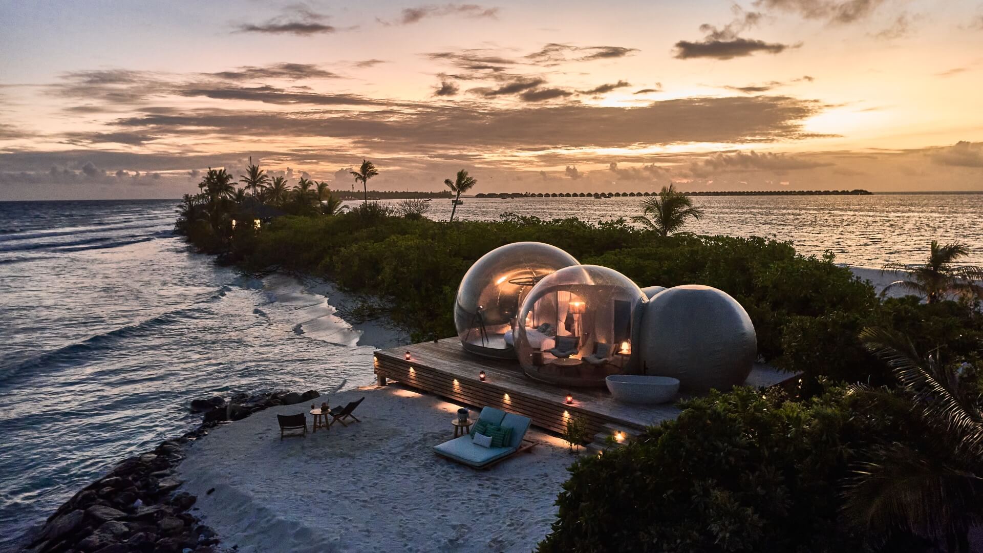 Beach Bubble at Finolhu