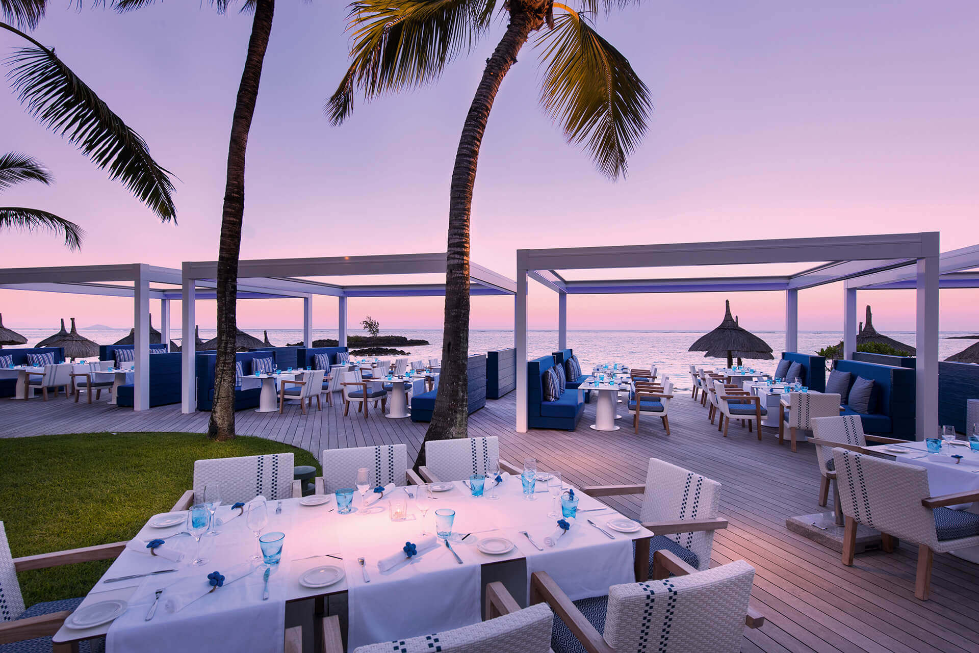 Dining at Constance Belle Mare Plage