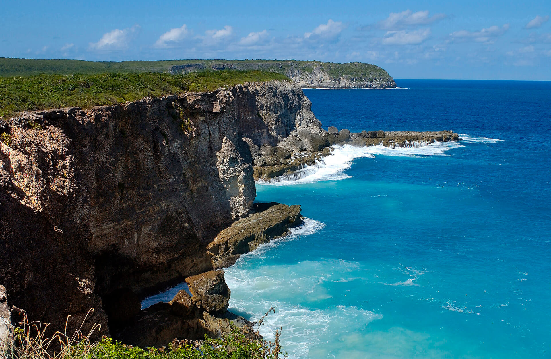 Guadeloupe coastline