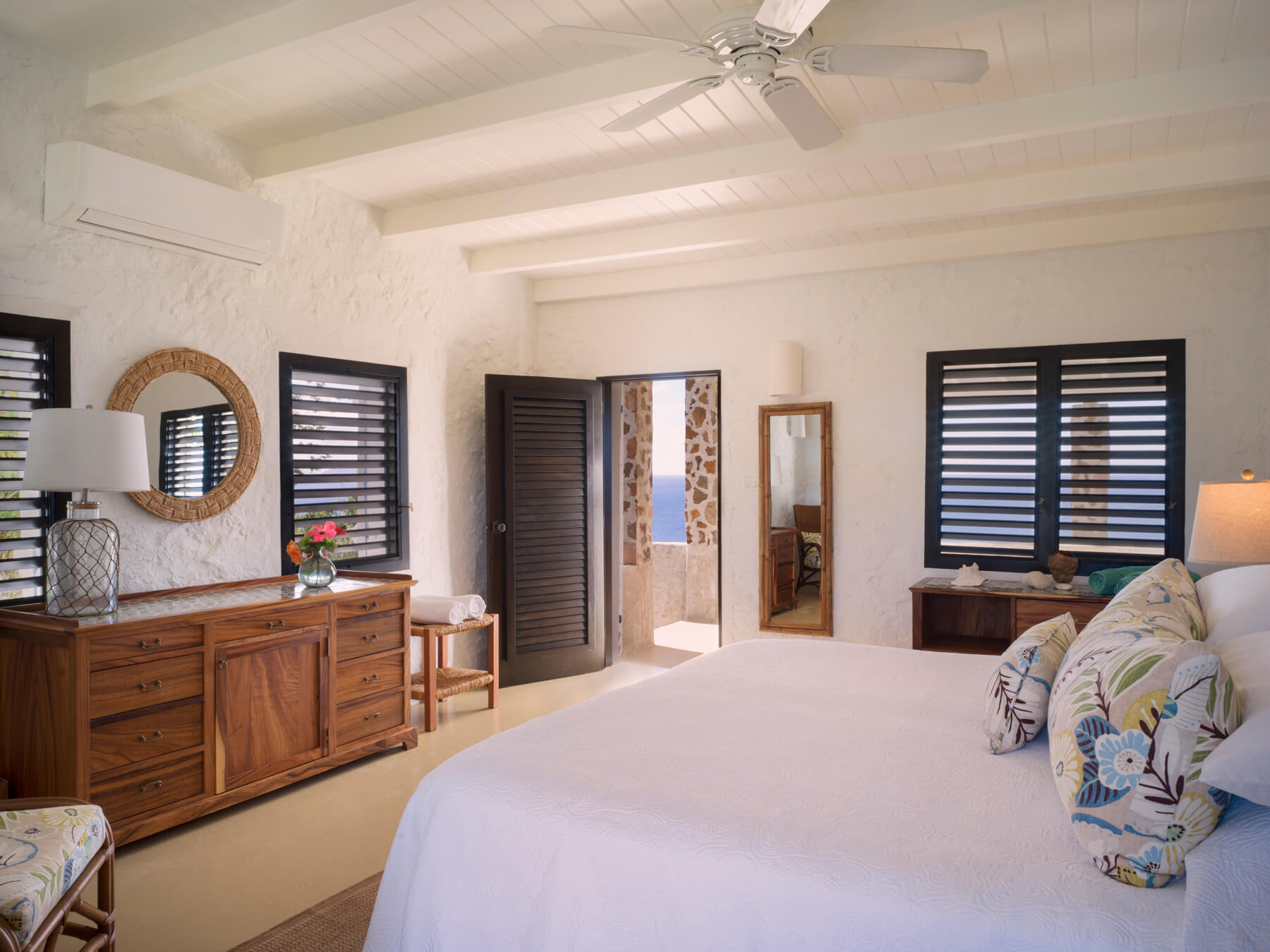 Accommodation at Guana Island