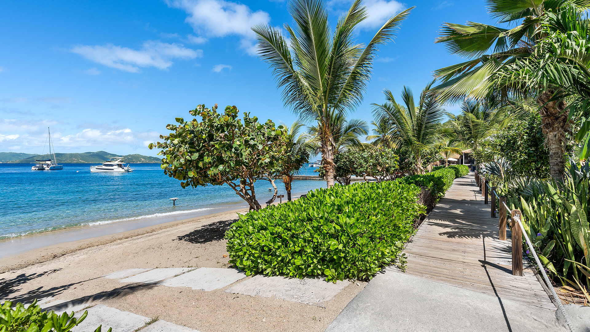 Beach at Cooper Island Beach Club