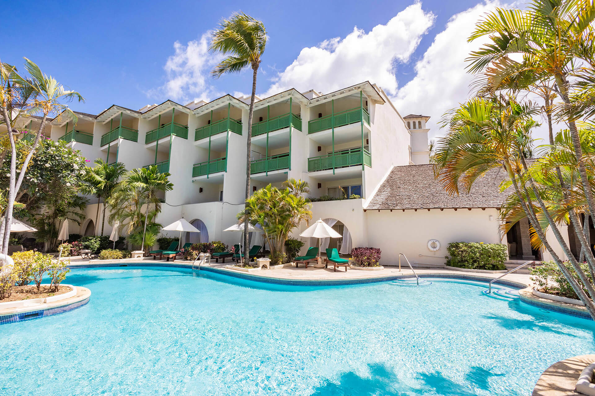 Accommodation blocks at Mango Bay