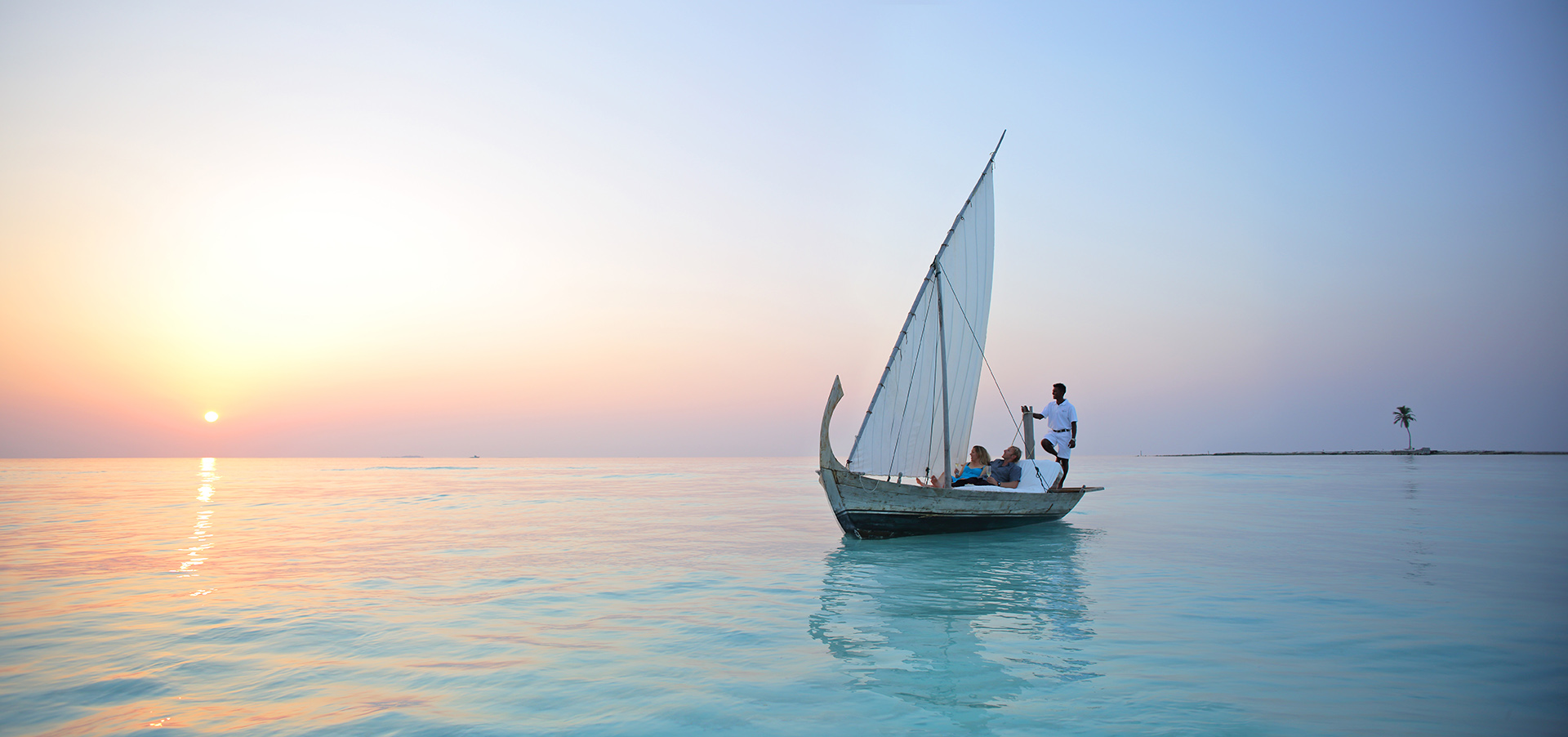 Sailing at Gili Lankanfushi