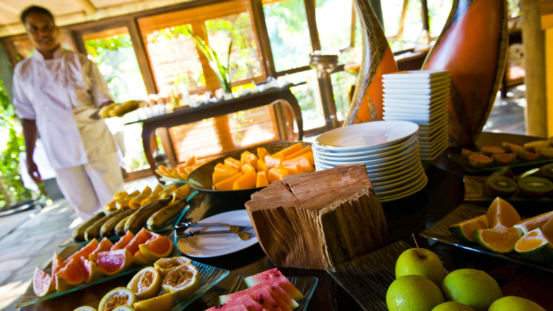 Breakfast at Lakaz Chamarel