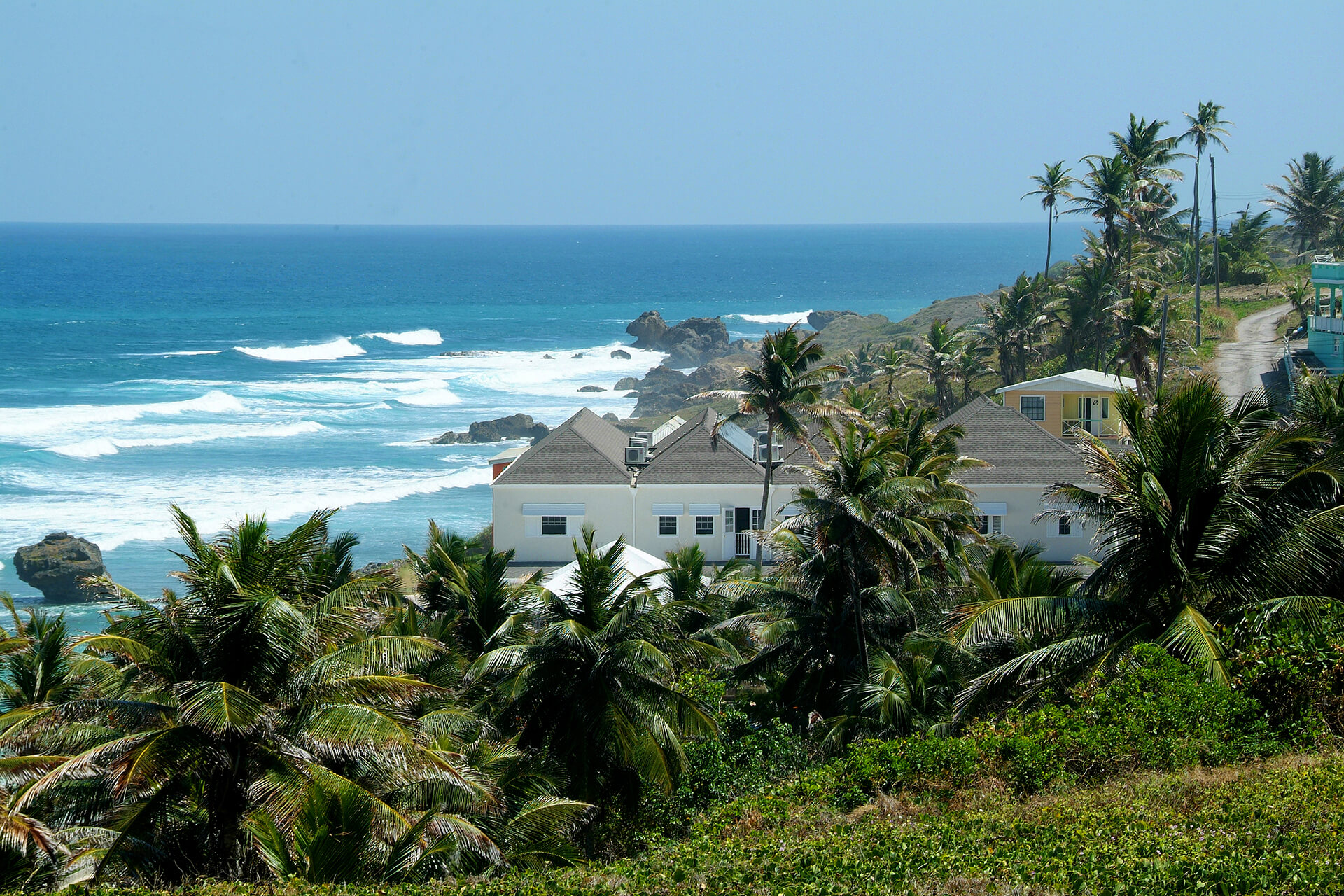 Rugged coastline at The Atlantis Historic Inn