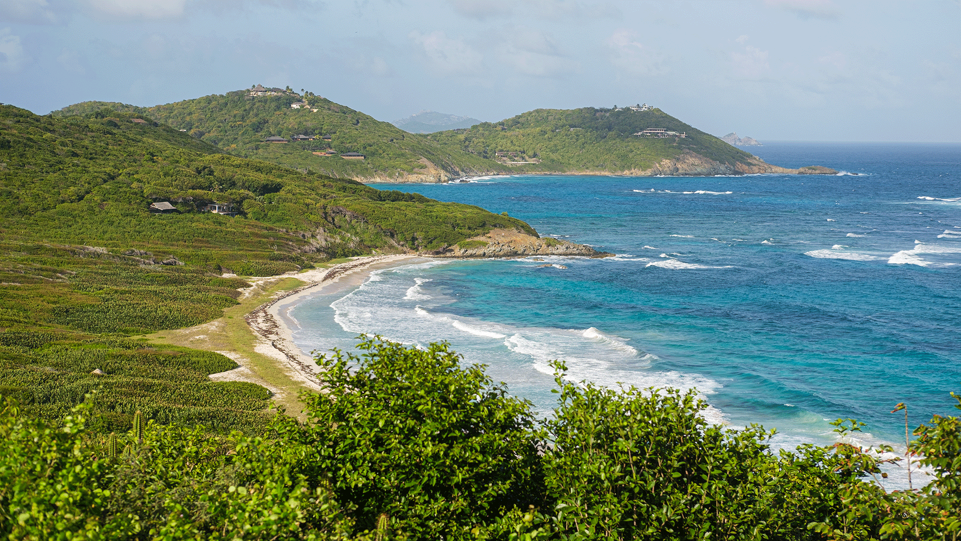 Beaches on Mustique